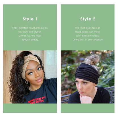 6-Pcs Bohemian Wide Headband – Yoga Sweatband for Women, Breathable Workout Hairband, Boho Sports Headwrap for Running & Fitness Springstatements