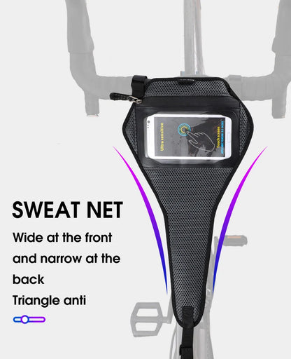 WEST BIKING Bicycle Bike Sweatband Indoor MTB Bike Frame Sweat Guard Trainer Sweat Net Frame Protection Bicycle Accessories