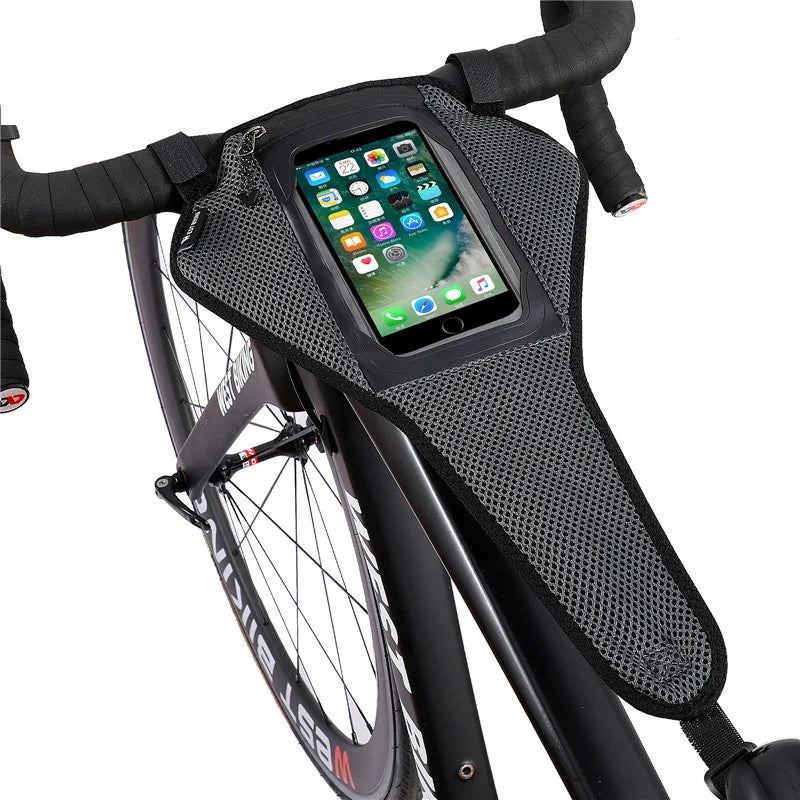 WEST BIKING Bicycle Bike Sweatband Indoor MTB Bike Frame Sweat Guard Trainer Sweat Net Frame Protection Bicycle Accessories