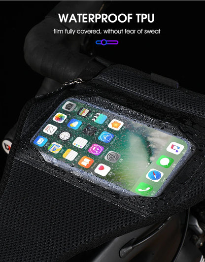 WEST BIKING Bicycle Bike Sweatband Indoor MTB Bike Frame Sweat Guard Trainer Sweat Net Frame Protection Bicycle Accessories
