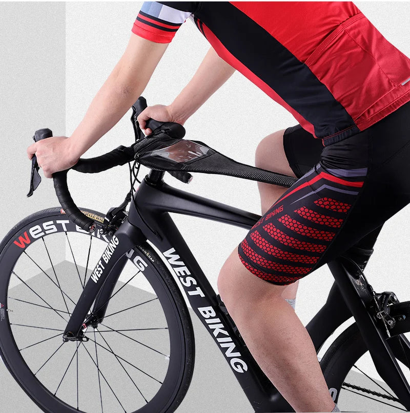 WEST BIKING Bicycle Bike Sweatband Indoor MTB Bike Frame Sweat Guard Trainer Sweat Net Frame Protection Bicycle Accessories