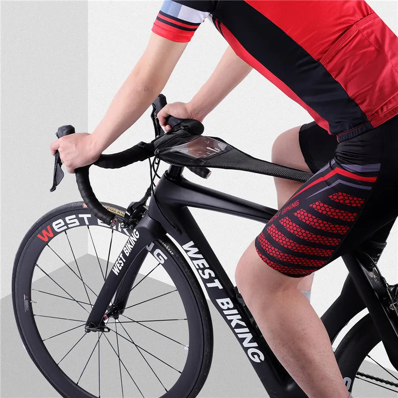 WEST BIKING Bicycle Bike Sweatband Indoor MTB Bike Frame Sweat Guard Trainer Sweat Net Frame Protection Bicycle Accessories