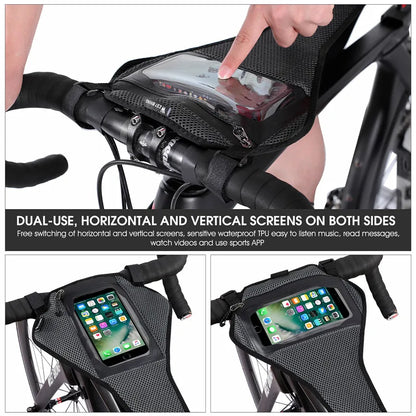 WEST BIKING Bicycle Bike Sweatband Indoor MTB Bike Frame Sweat Guard Trainer Sweat Net Frame Protection Bicycle Accessories