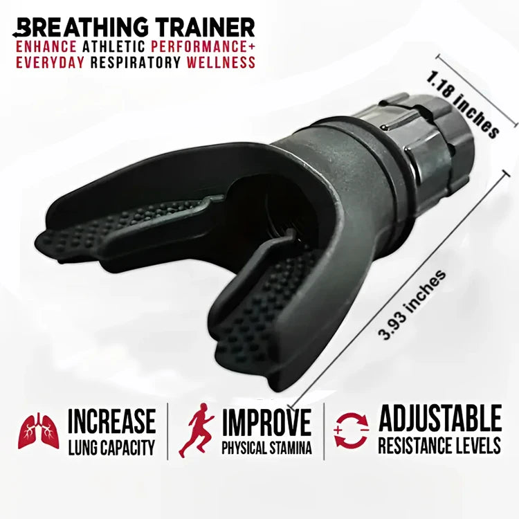 Silicone Respiratory Trainer Lung Ventilator Fitness Equipment High-altitude Respiratory Training Tools for Exercise