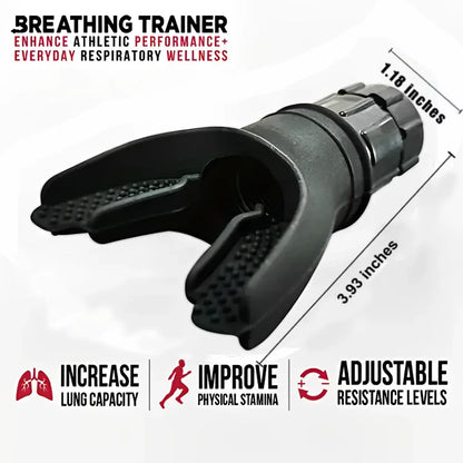 Silicone Respiratory Trainer Lung Ventilator Fitness Equipment High-altitude Respiratory Training Tools for Exercise