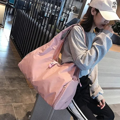 Yoga Mat Bag Dry Wet Separation Sports Shoulder Handbags Women Gym Fitness Training Sac De Sport Swimming Travel Duffle Bags
