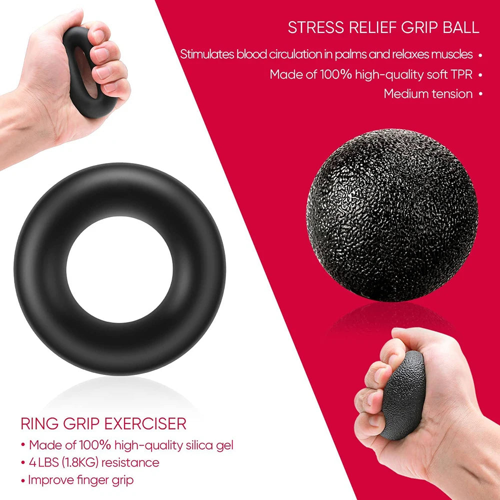 5-120kg Adjustable Heavy Hand Grip Set Strengthener Finger Expander Arm Wrist Forearm Trainers Fitness Exercise For Patient