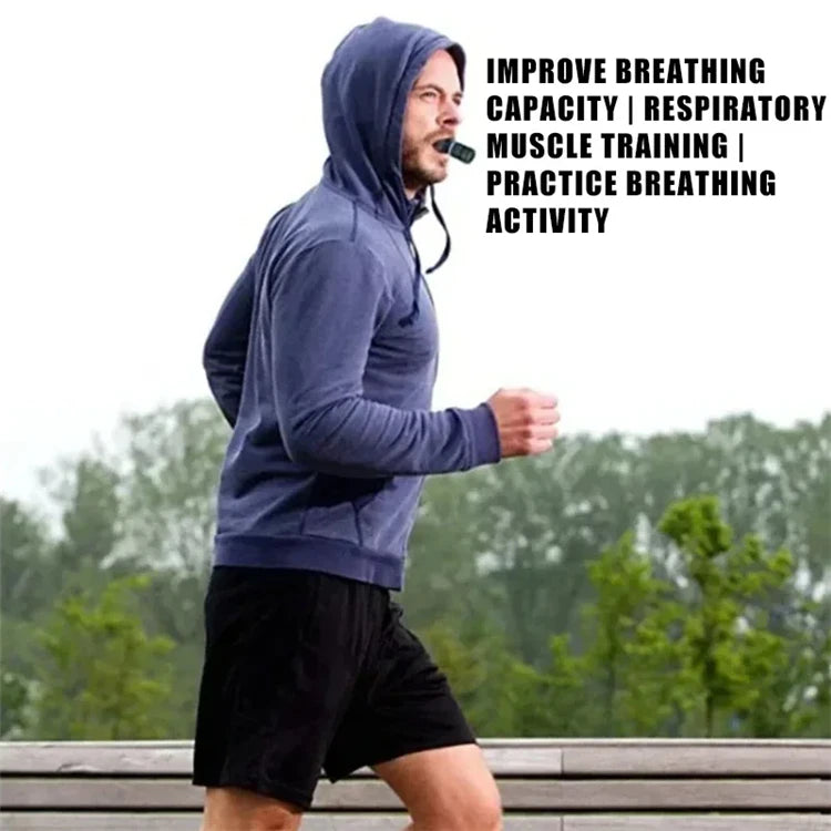 Silicone Respiratory Trainer Lung Ventilator Fitness Equipment High-altitude Respiratory Training Tools for Exercise
