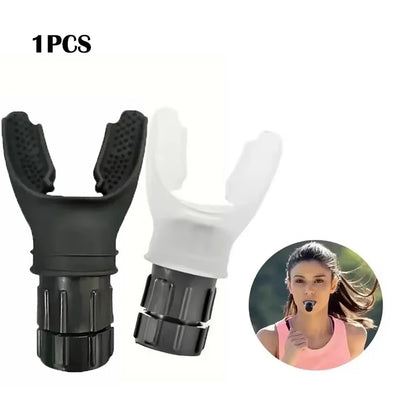 Silicone Respiratory Trainer Lung Ventilator Fitness Equipment High-altitude Respiratory Training Tools for Exercise