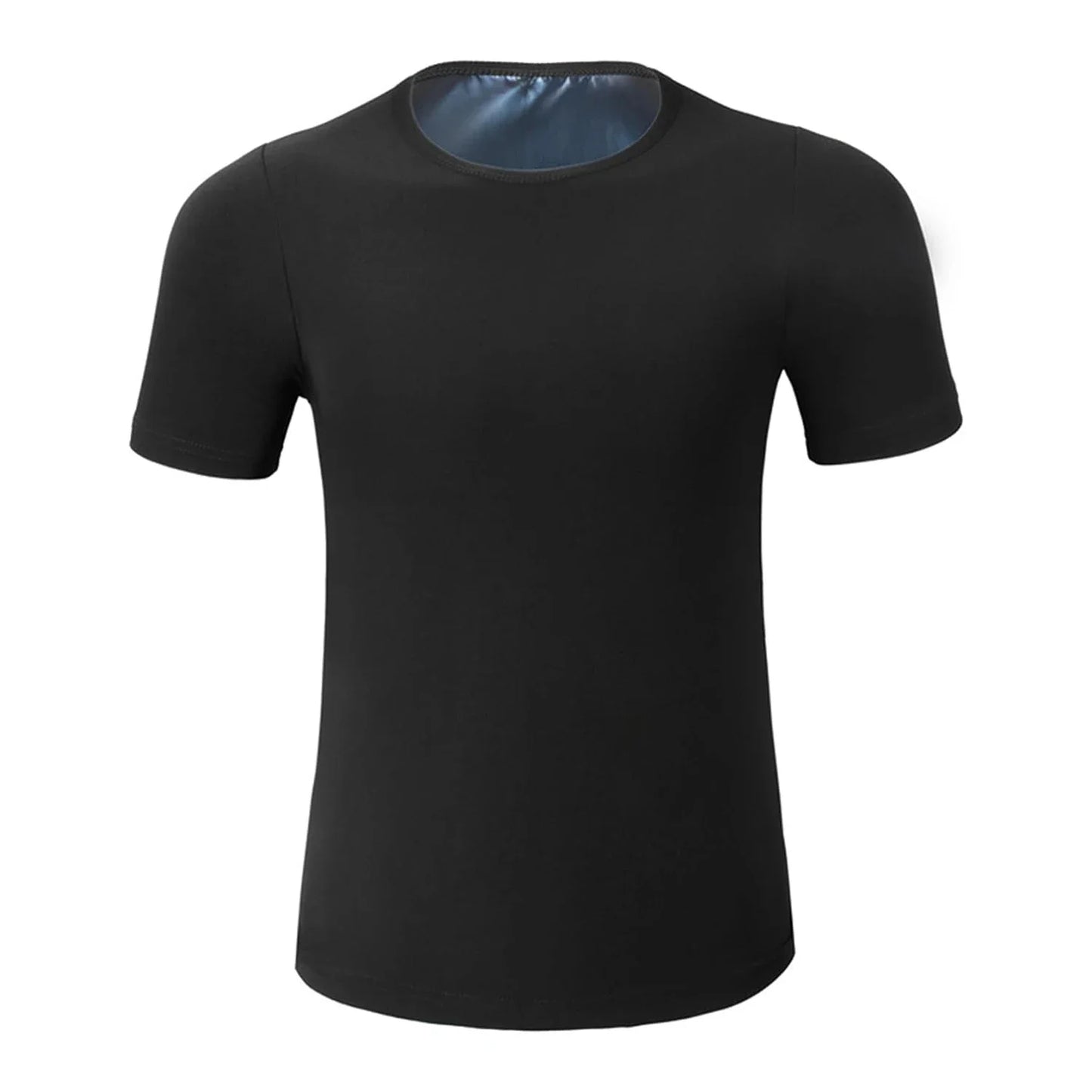1pcs Sauna Sweat Suit Shapewear Top Short Sleeves Men  Performance T-Shirt Comfortable Workout Tee Men's Body
