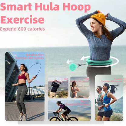 Fitness circle, detachable hula hoop, abdominal fat reduction hula hoop, women's home-use fitness body massage equipment