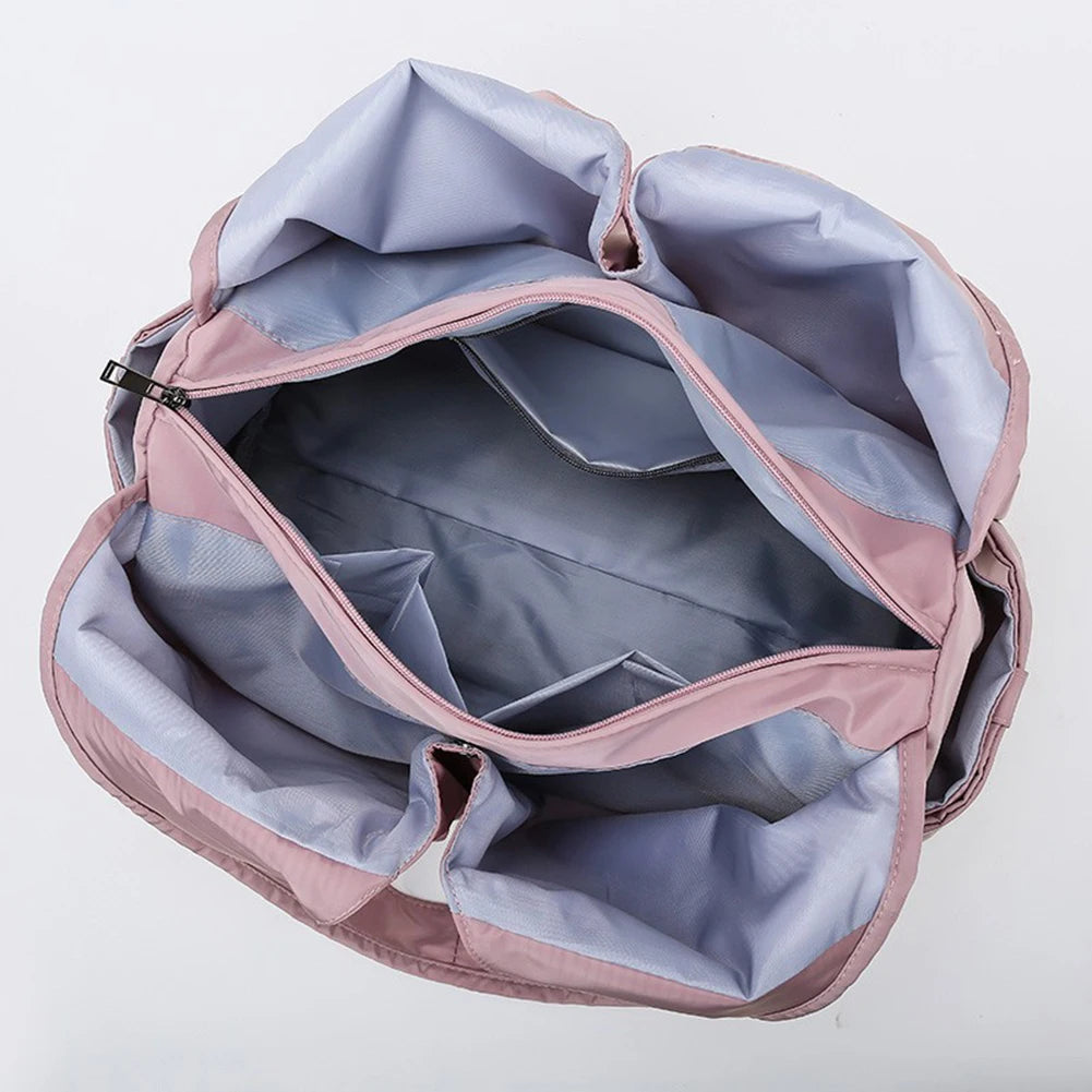 Women Sports Gym Bag Travel Dry Wet Bag Handbag Multiple Compartments Swimming Shoulder Messenger Weekend Fitness Training Bag
