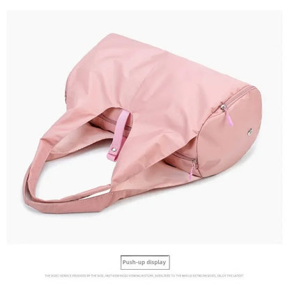 Yoga Mat Bag Dry Wet Separation Sports Shoulder Handbags Women Gym Fitness Training Sac De Sport Swimming Travel Duffle Bags