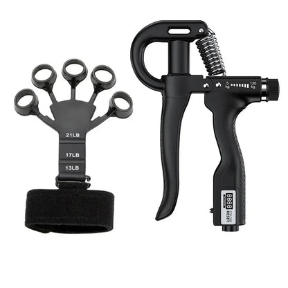 5-120kg Adjustable Heavy Hand Grip Set Strengthener Finger Expander Arm Wrist Forearm Trainers Fitness Exercise For Patient