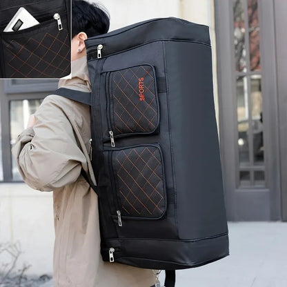 Large Capacity Travel Duffel Bag, Casual Style, Multiple Compartments & Pockets, Perfect for Short Trips, Sports Travel Bag
