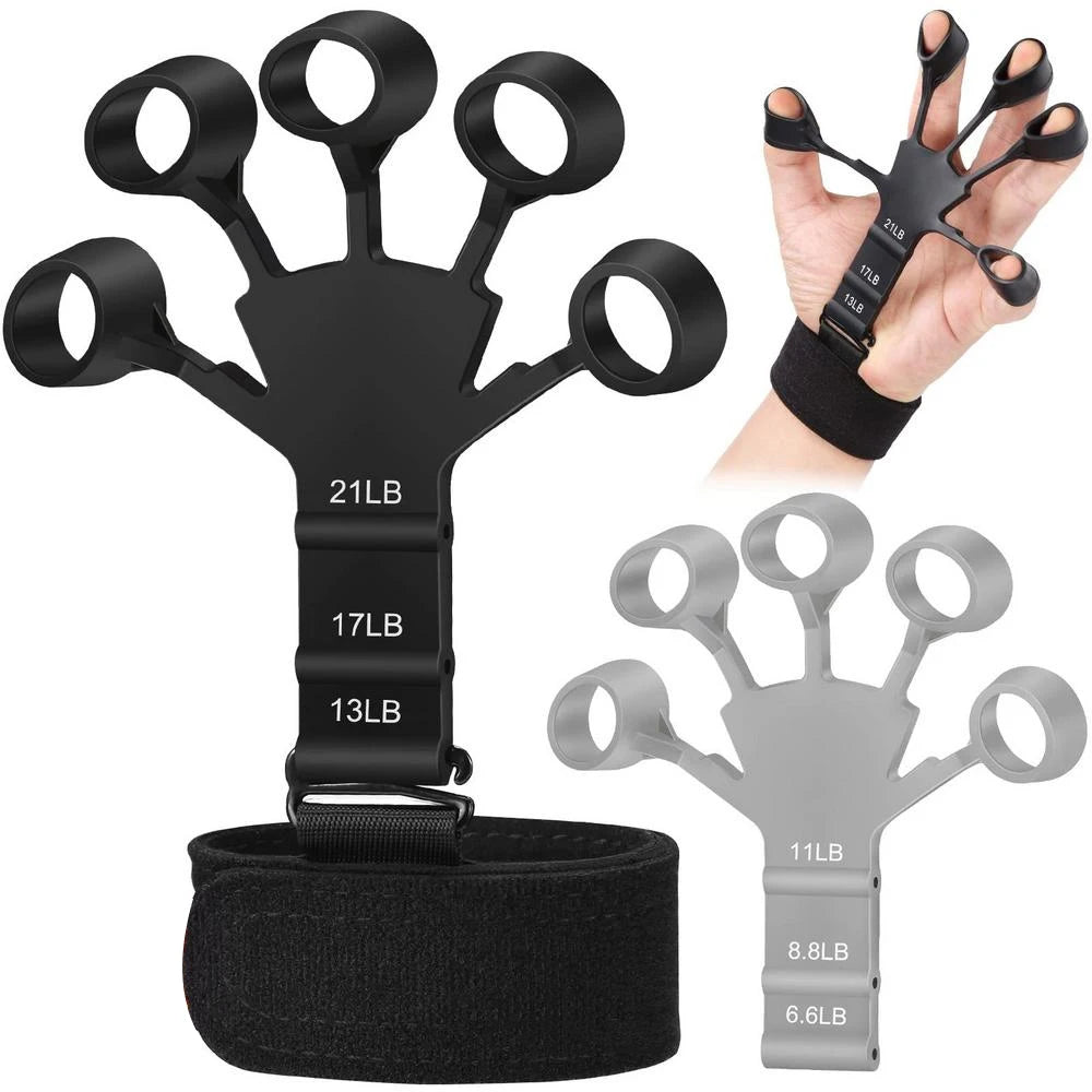 5-120kg Adjustable Heavy Hand Grip Set Strengthener Finger Expander Arm Wrist Forearm Trainers Fitness Exercise For Patient