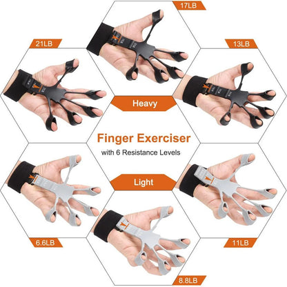 5-120kg Adjustable Heavy Hand Grip Set Strengthener Finger Expander Arm Wrist Forearm Trainers Fitness Exercise For Patient