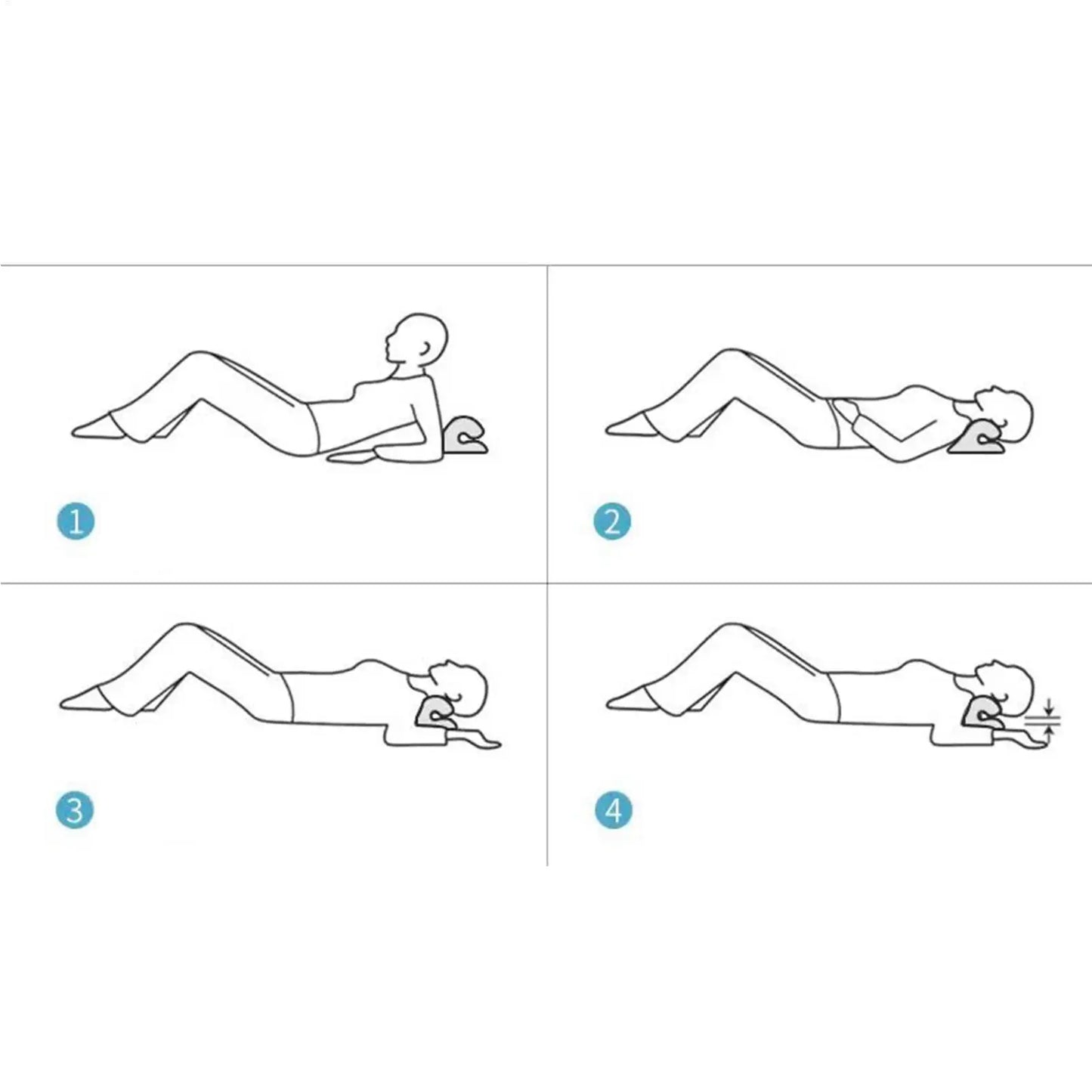 Neck Shoulder Stretcher Relaxer Cervical Chiropractic Traction Device Pillow For Side Back Stomach Sleeper Remedial Pillows