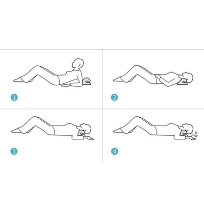 Neck Shoulder Stretcher Relaxer Cervical Chiropractic Traction Device Pillow For Side Back Stomach Sleeper Remedial Pillows