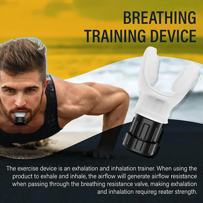 Silicone Respiratory Trainer Lung Ventilator Fitness Equipment High-altitude Respiratory Training Tools for Exercise