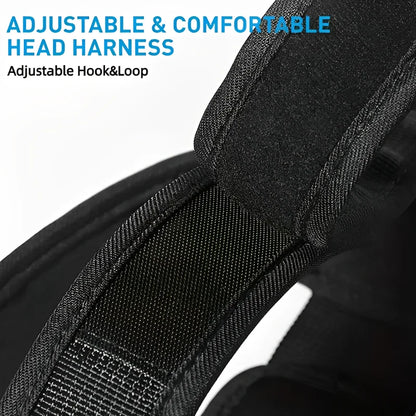Head Neck Iron ChainTraining Harness Exercise Cervical Spine Strap Adjustable Power Gym Fitness Weight Bearing Cap Socket Device